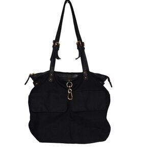 Jean Pierre Klifa For Anteprima-Nueve Black Nylon Shopper Tote Bag Large